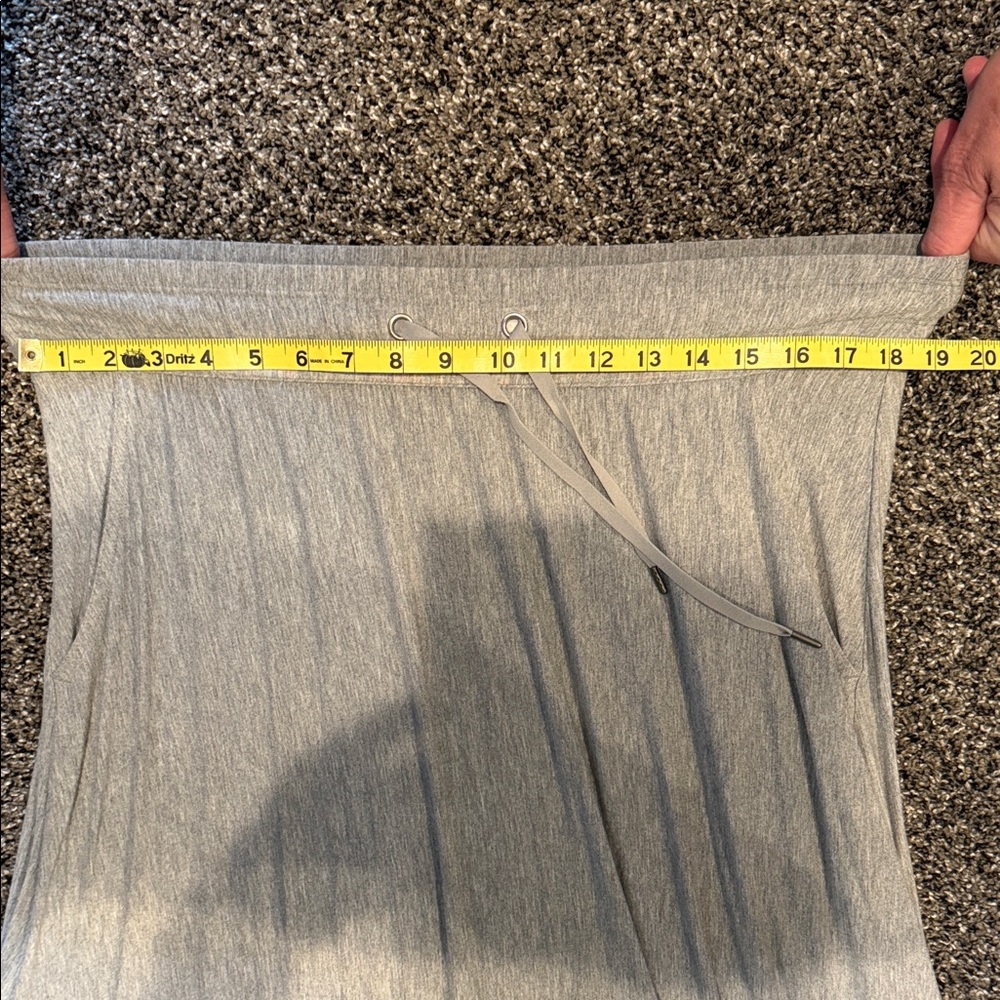 Athleta Cream Drawstring Waist Maxi Skirt - Picture 9 of 9
